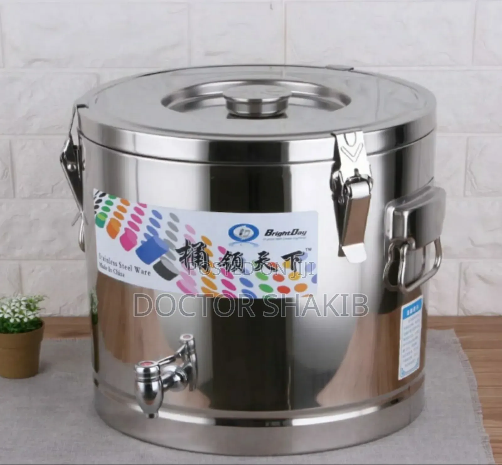 New 35l Stainless Steel Thermal Insulation Sealed Bucket