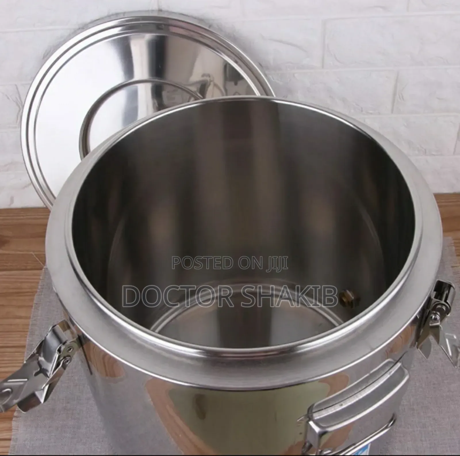 New 35l Stainless Steel Thermal Insulation Sealed Bucket
