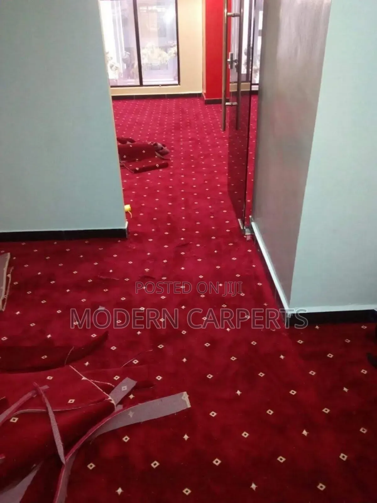 Wall to Wall Checked Wollen Carpets