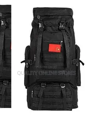 Black Camping Bag