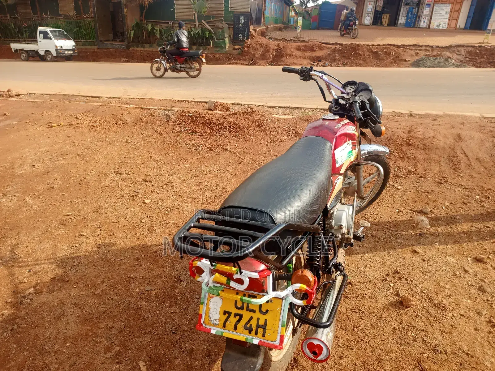 TVS XL 100 2011 Red
