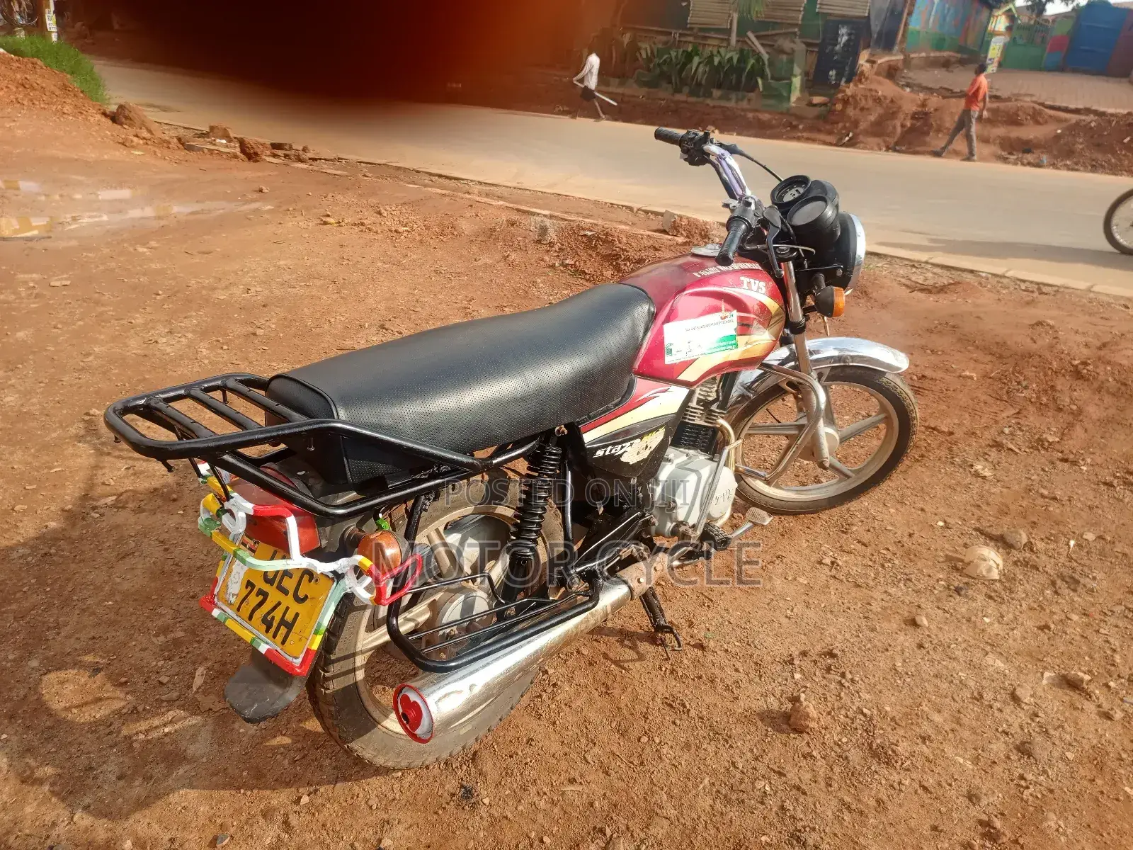 TVS XL 100 2011 Red