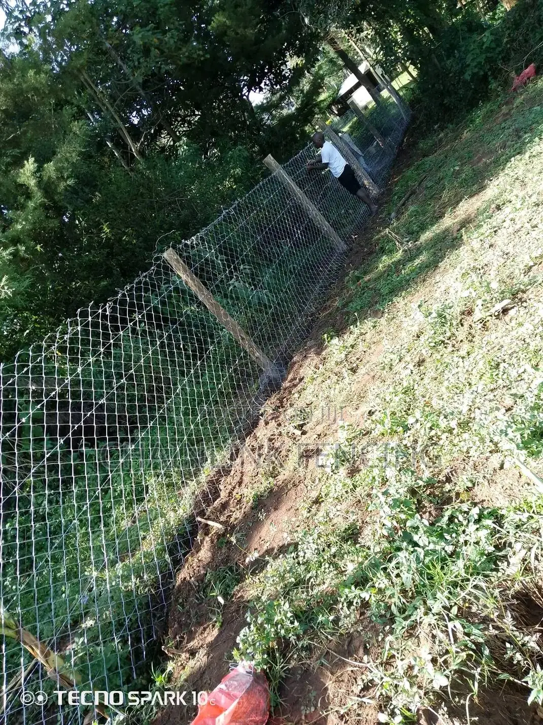 Treated Poles Chain Link Fencing