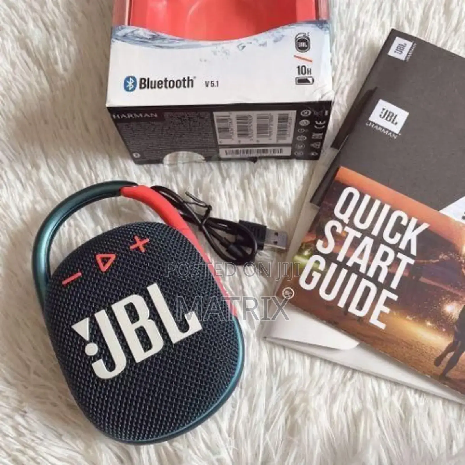 JBL Clip 4 Speaker Portable Water -Multicolor