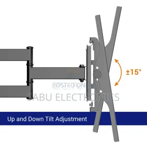 Heavy Duty Double Arm Tv Wall Mount – 43" to 80"- Universal