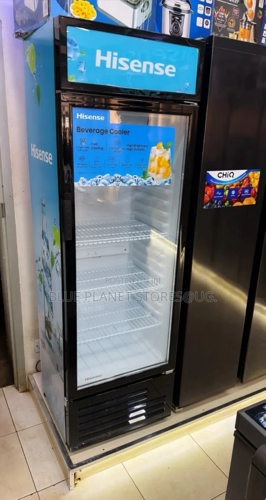 Hisense 300l Single Door Showcase Chiller/Display Fridges