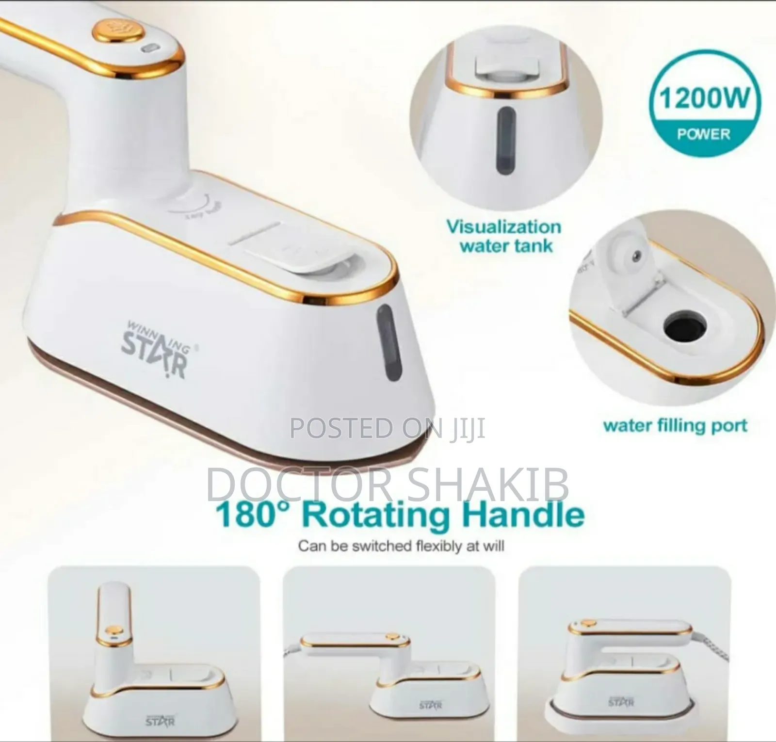 Portable Winningstar Travel Steam Iron