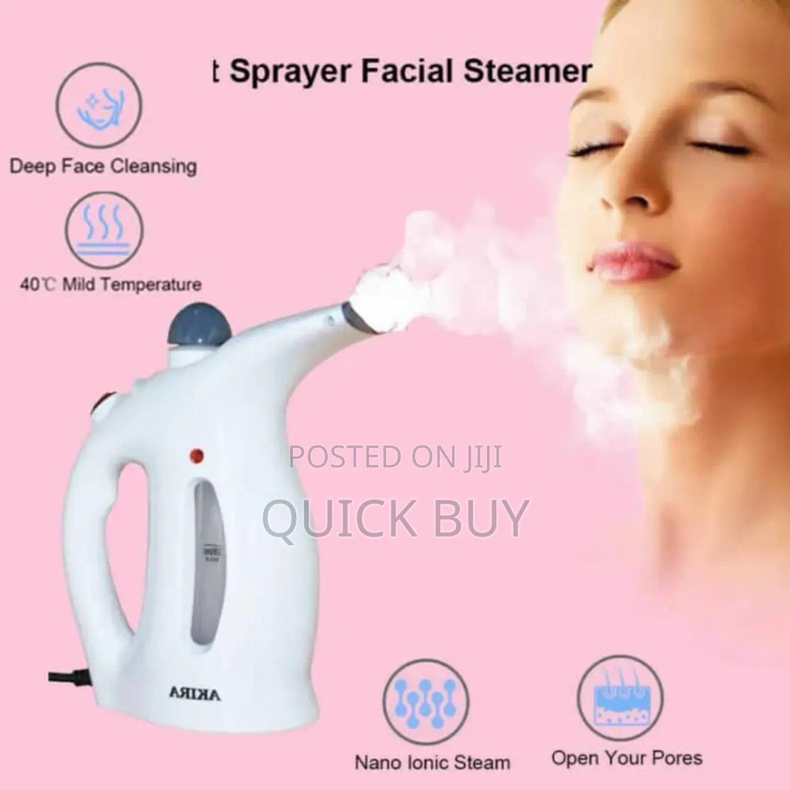 Akira Gs-558 Portable Face and Garment Steamer