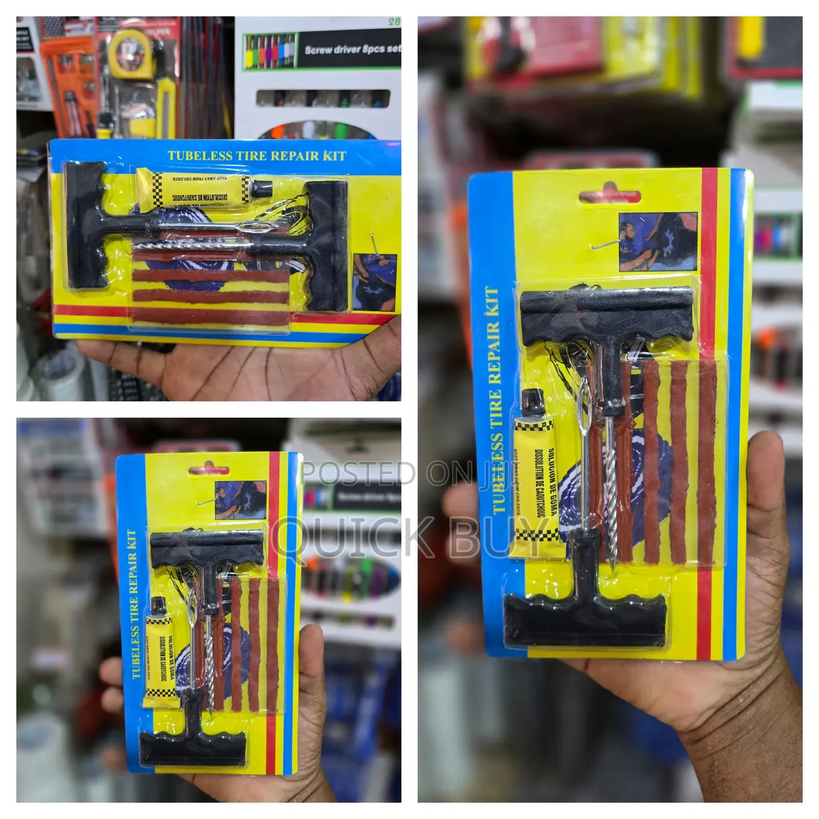 Car Tubeless Tire/Tyre Repair Kit