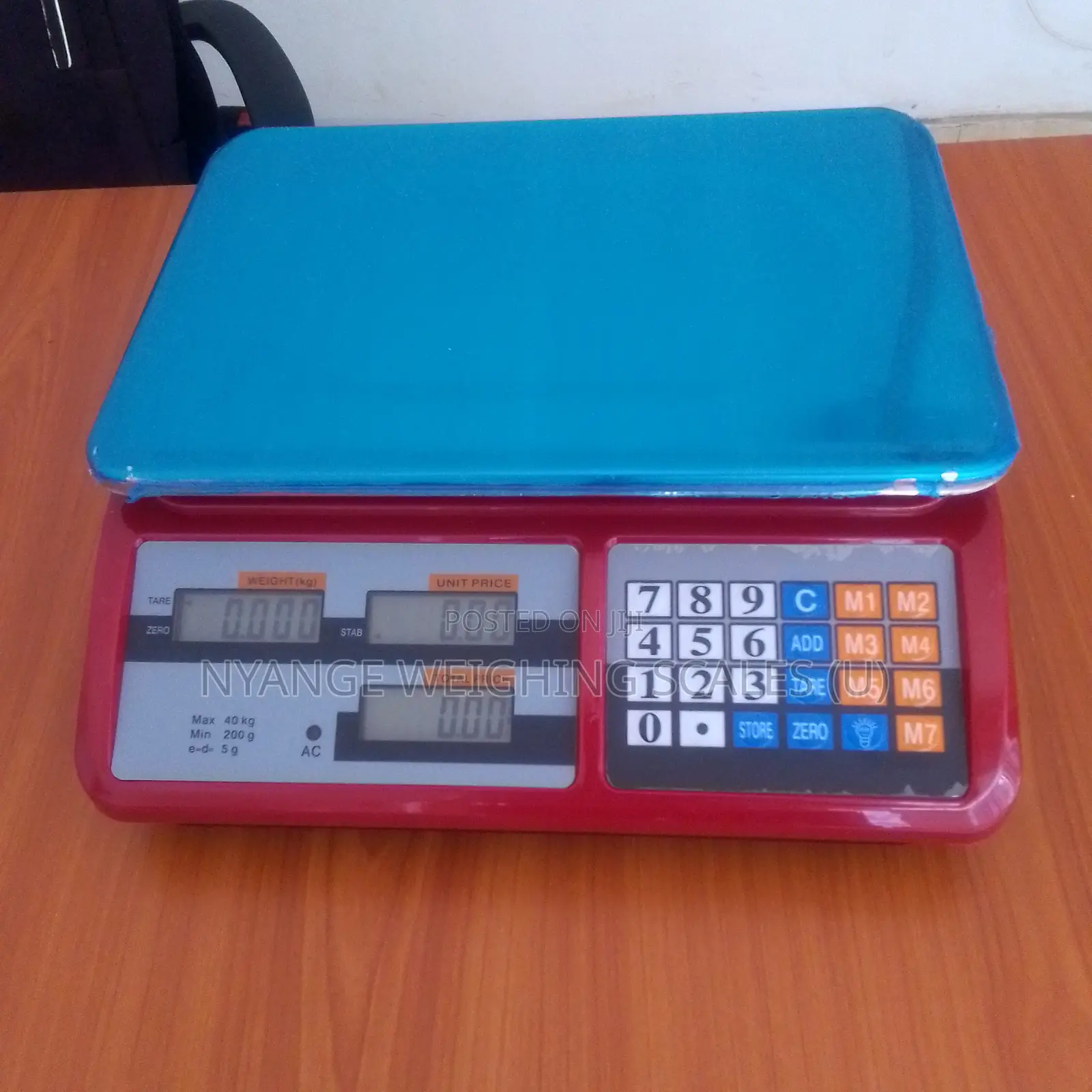 Digital Weigh Display Rectangle Weighing Scale 40kg Weighing Scale