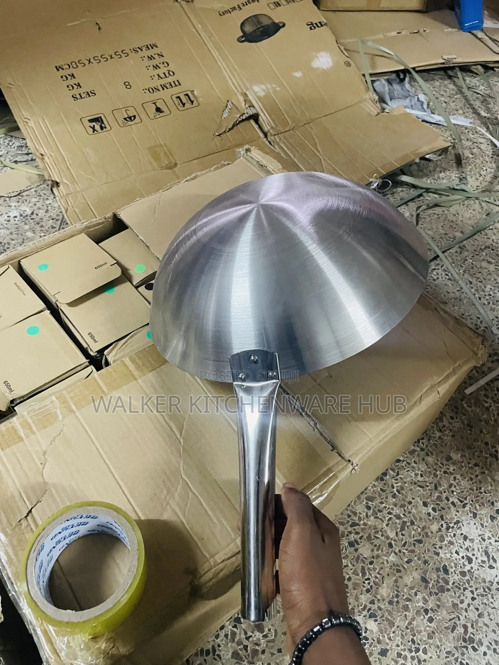 34cm Stainless Steel Frying Pan