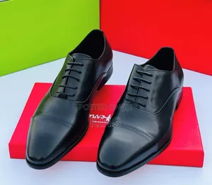 Allen Toroto All Black Leather Shoes