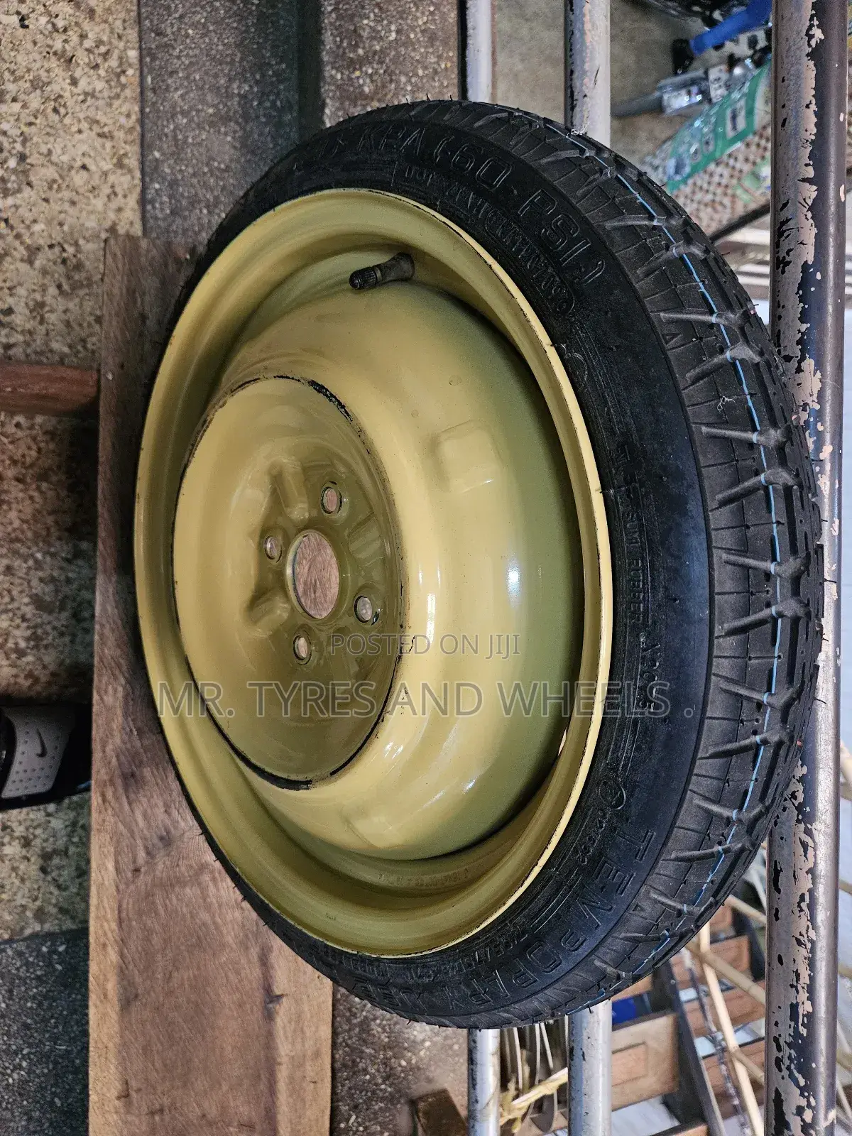 The Brand New Spear Tire the Tire U Shud Have Any Were U Are