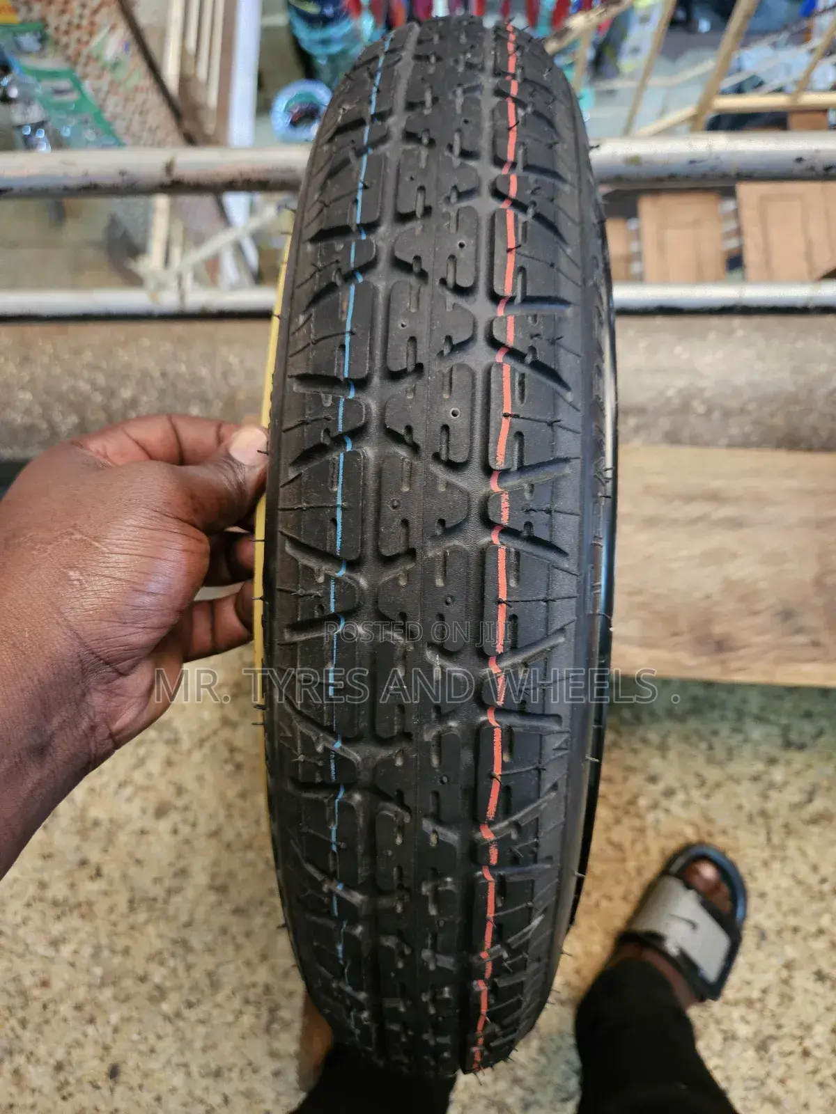 The Brand New Spear Tire the Tire U Shud Have Any Were U Are
