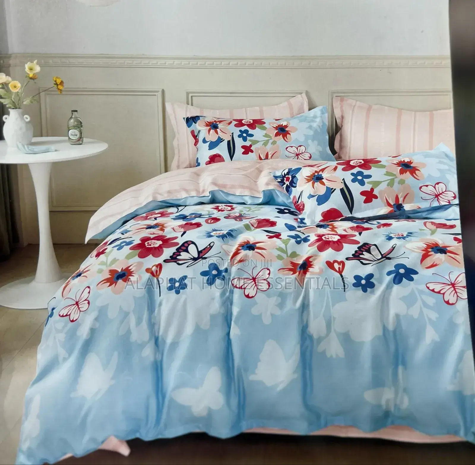 4 Pc Duvet 5*6 Duvet (2 Pillowcase and 1 Bedsheet)