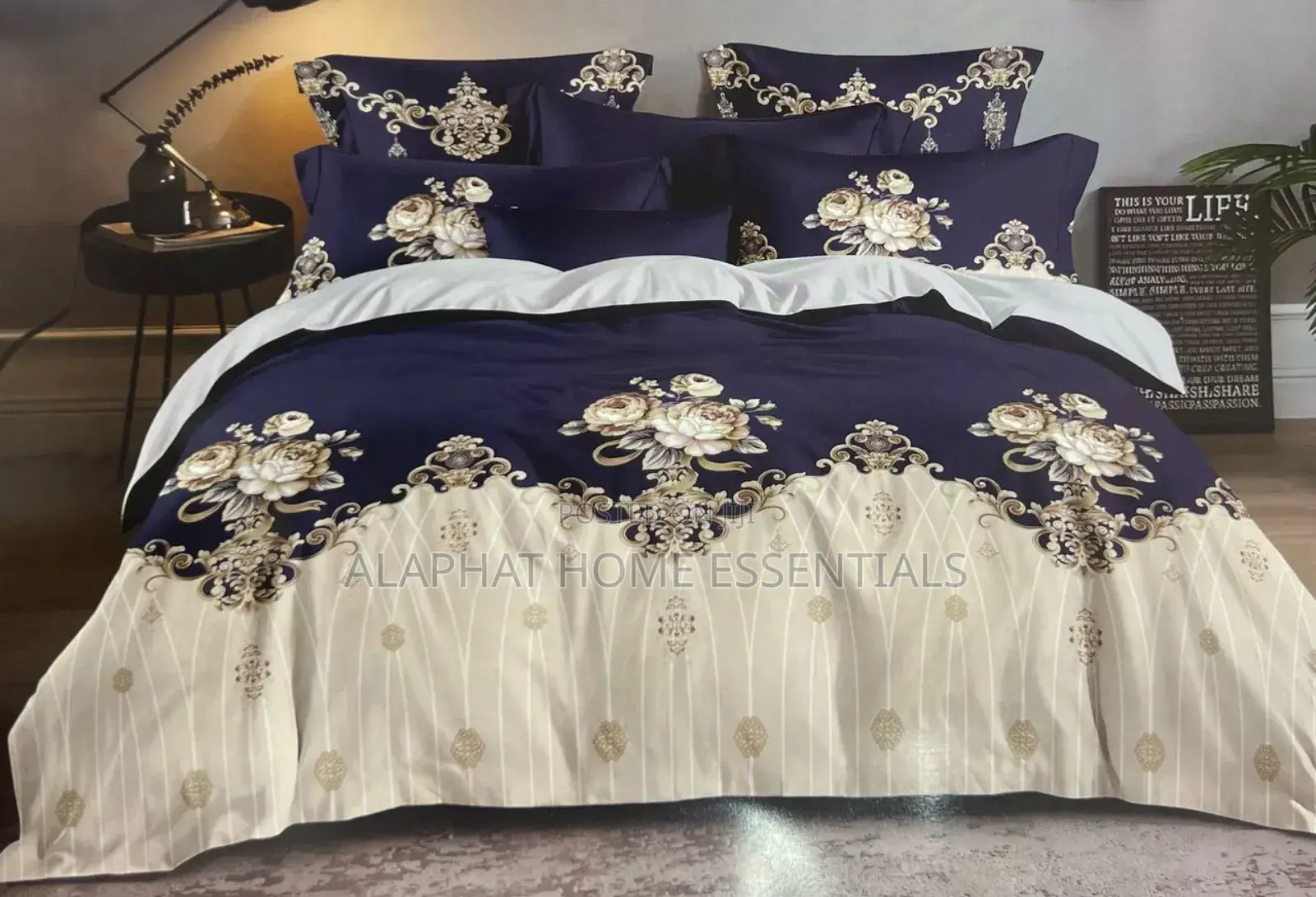 4 Pc Duvet 5*6 Duvet (2 Pillowcase and 1 Bedsheet)