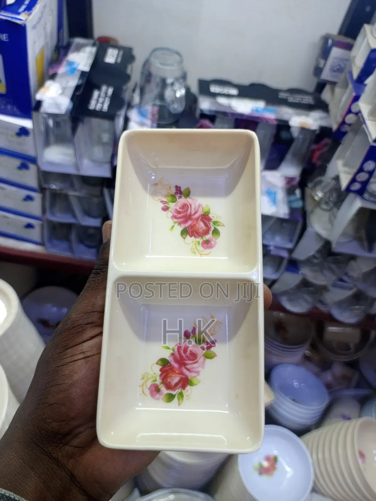 Two-Section Melamine Serving Bowl 12pcs