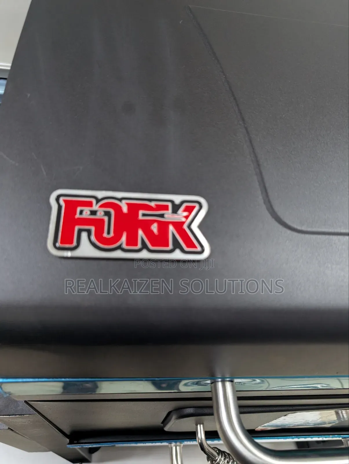 Fork Premium Charcoal BBQ Grill Adjust Charcoal Tray Side