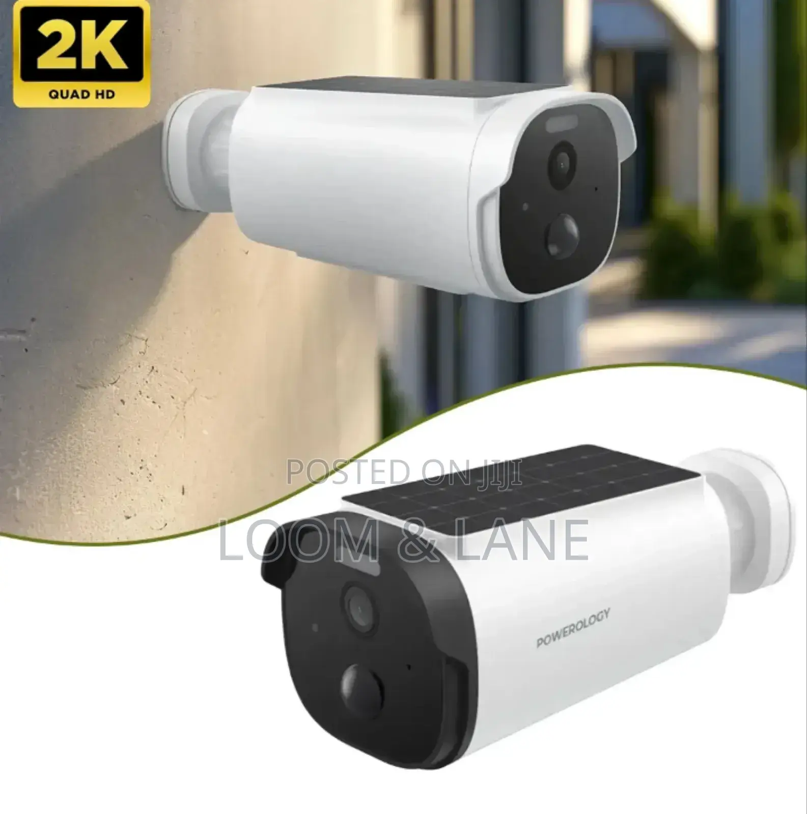 Powerology Built-in Solar Outdoor Camera