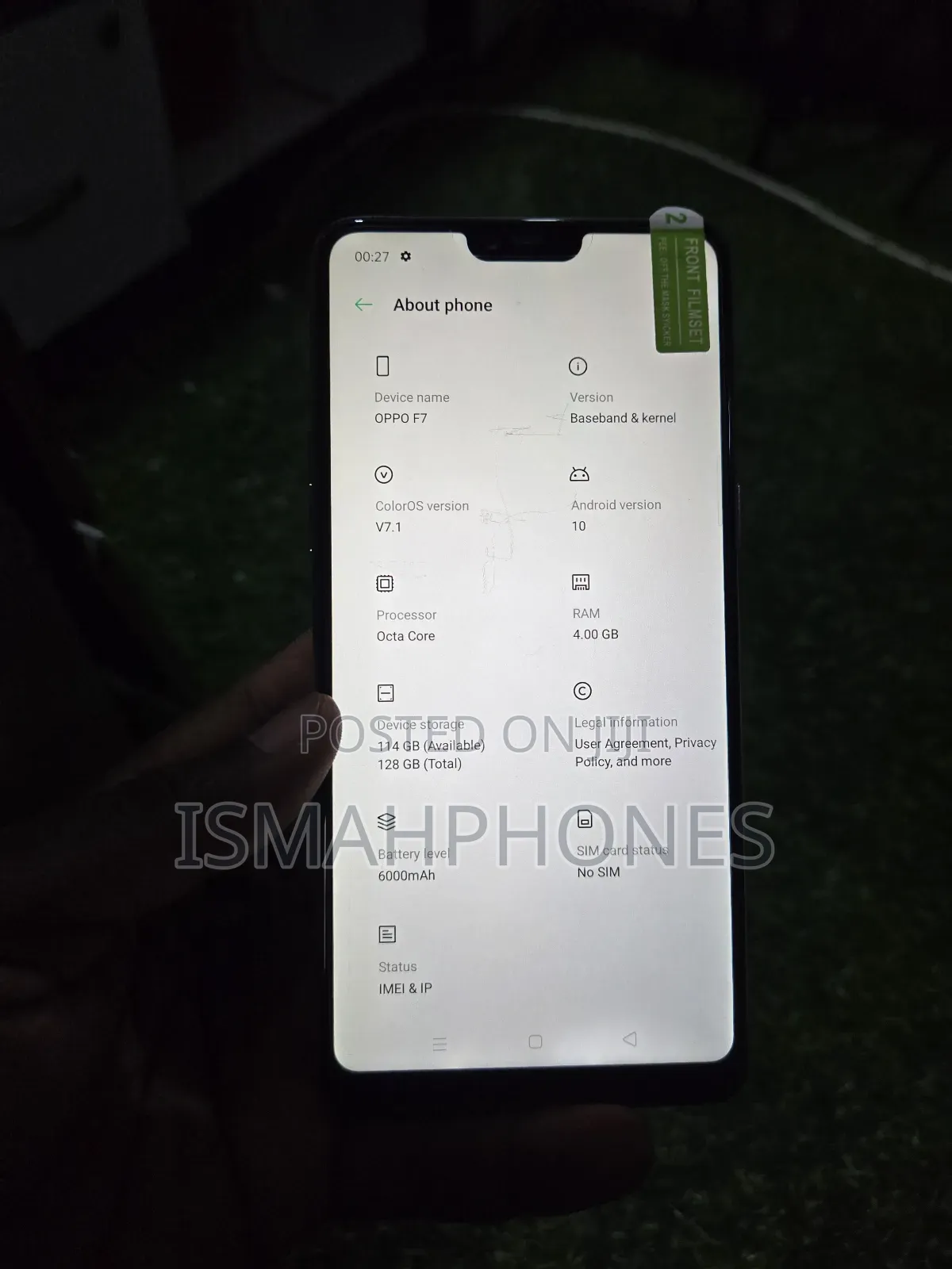 Oppo F7 128 GB Gold
