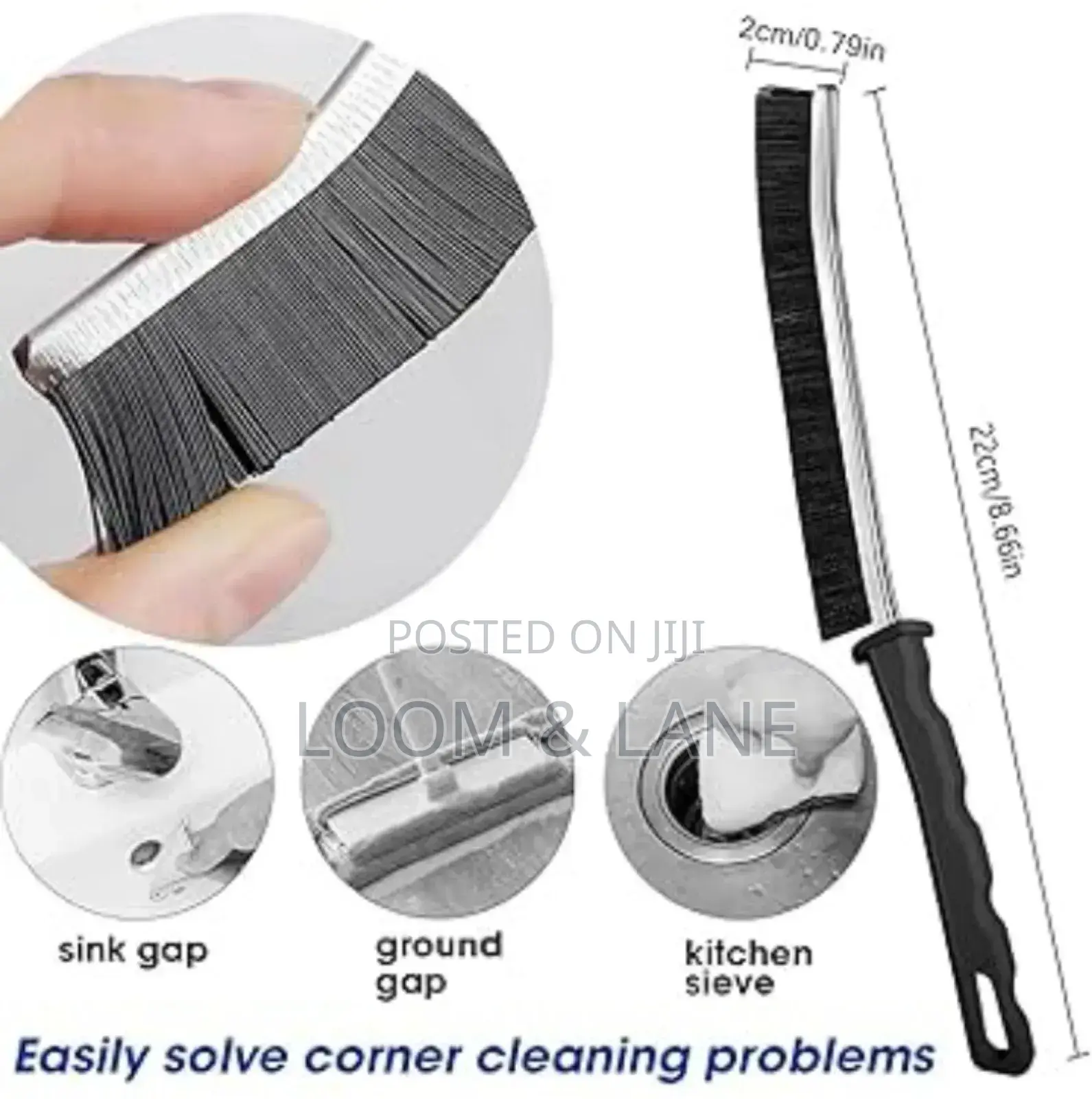3pcs Small Corner Crevice Cleaning Brush Set