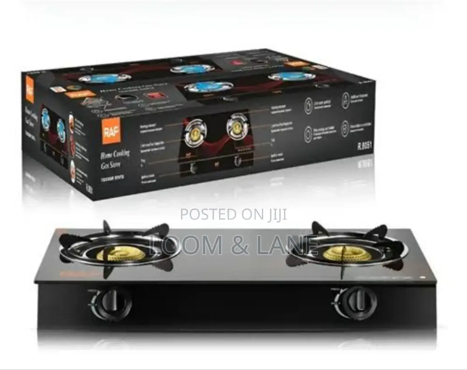 Raf 2-Gaa Burner Home Cooking Stove
