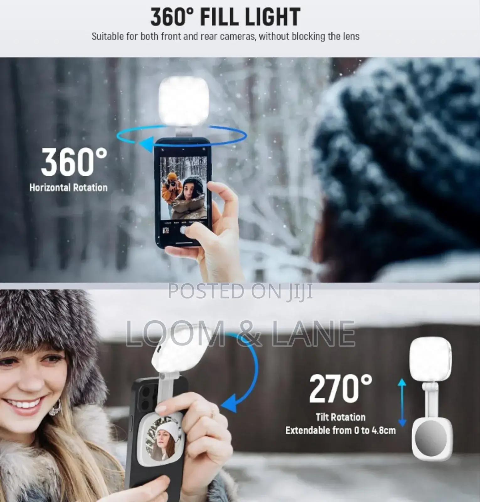 Pocket Rechargeable High Brightness Fill Light