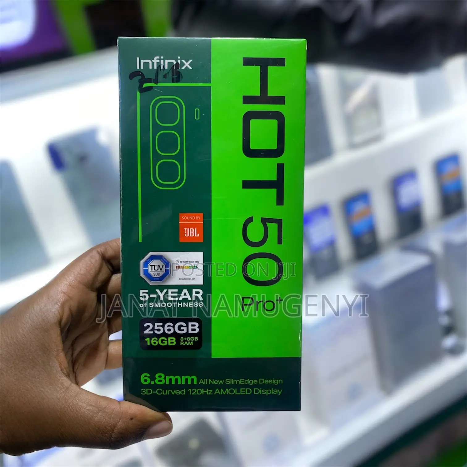 New Infinix Hot 50 Pro+ 4G 256 GB Black