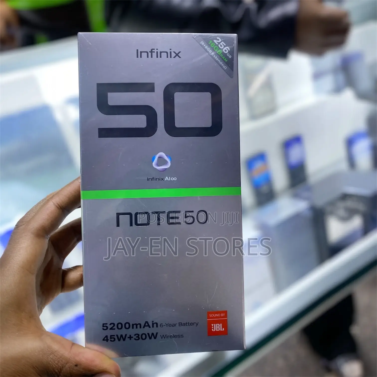 New Infinix Note 50 4G 256 GB Black