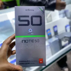 New Infinix Note 50 4G 256 GB Black