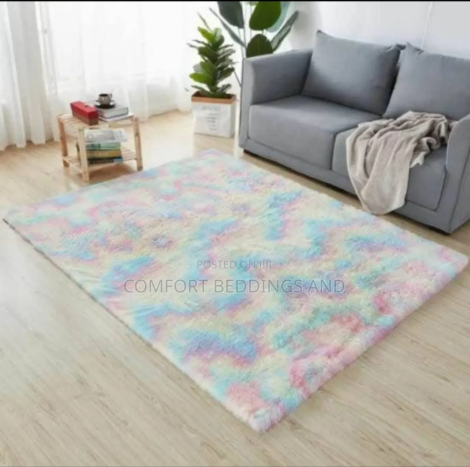 5*6 Gluffy Carpet Rainbow