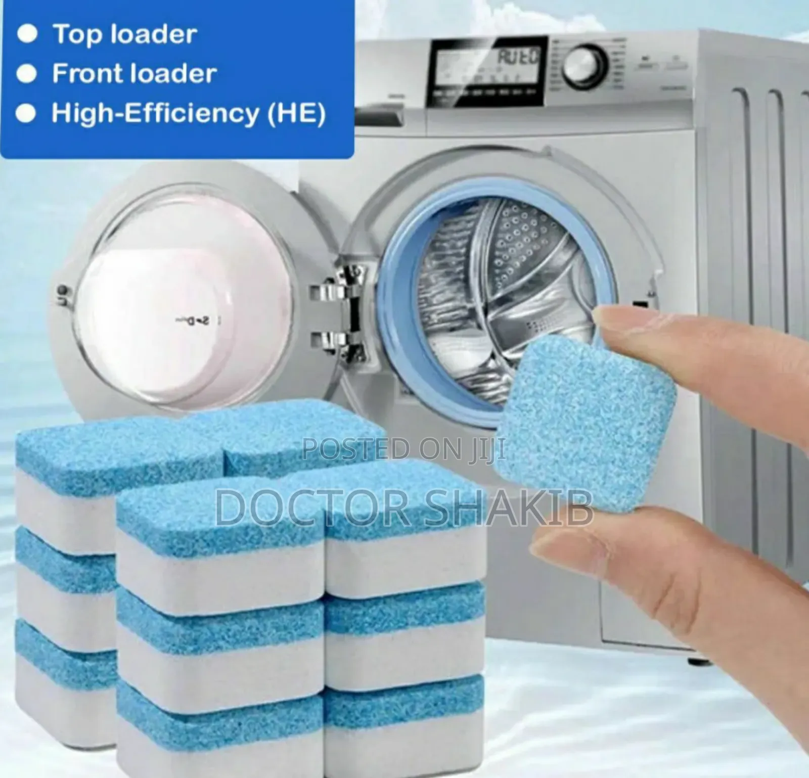Washing Machine Cleaning Tablets - 24pcs