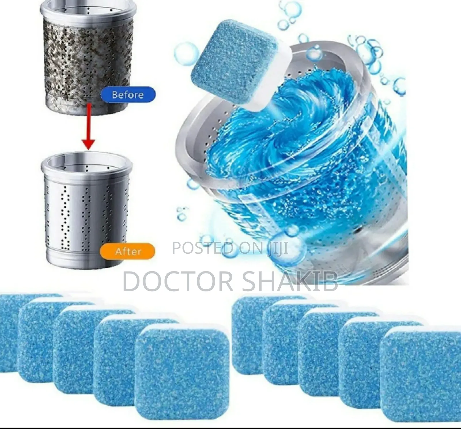 Washing Machine Cleaning Tablets - 24pcs
