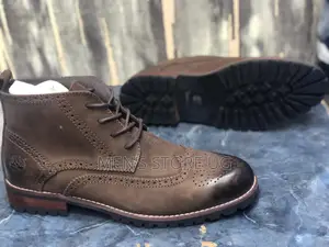 Timberland Casual Genuine Leather Wooden Sole Oxford Boots