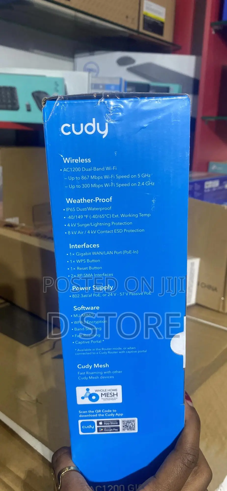 Cudy Ac1200 Gigabit Outdoor Accesspoint