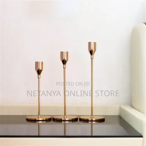 Metallic Candle Holder