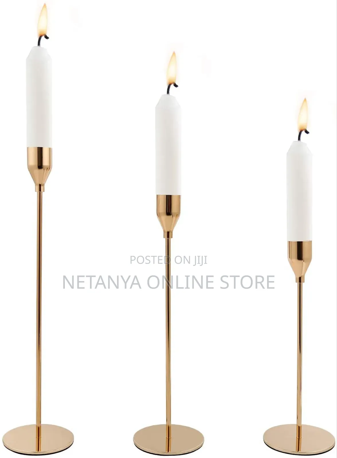 Metallic Candle Holder