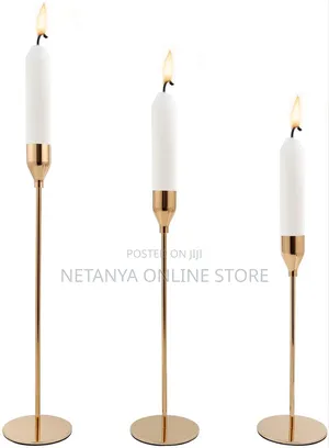 Metallic Candle Holder