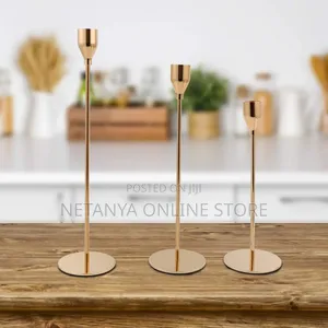 Metallic Candle Holder