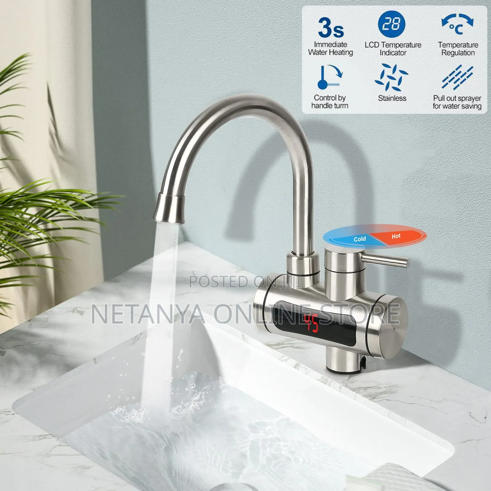 Electric Water Heater Faucet