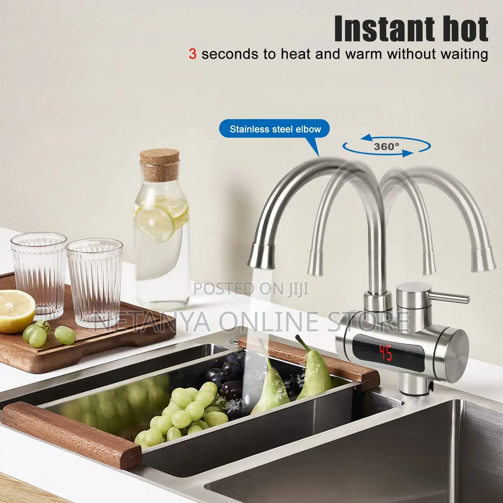 Electric Water Heater Faucet