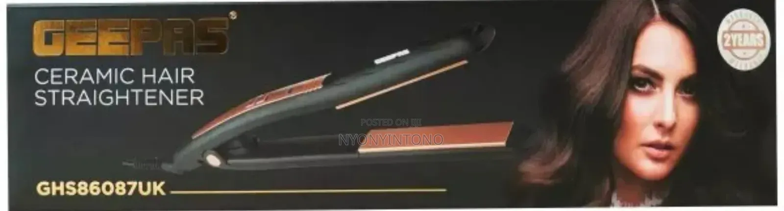 Geepas High-Quality Electric Hair Straightener GHS-86102