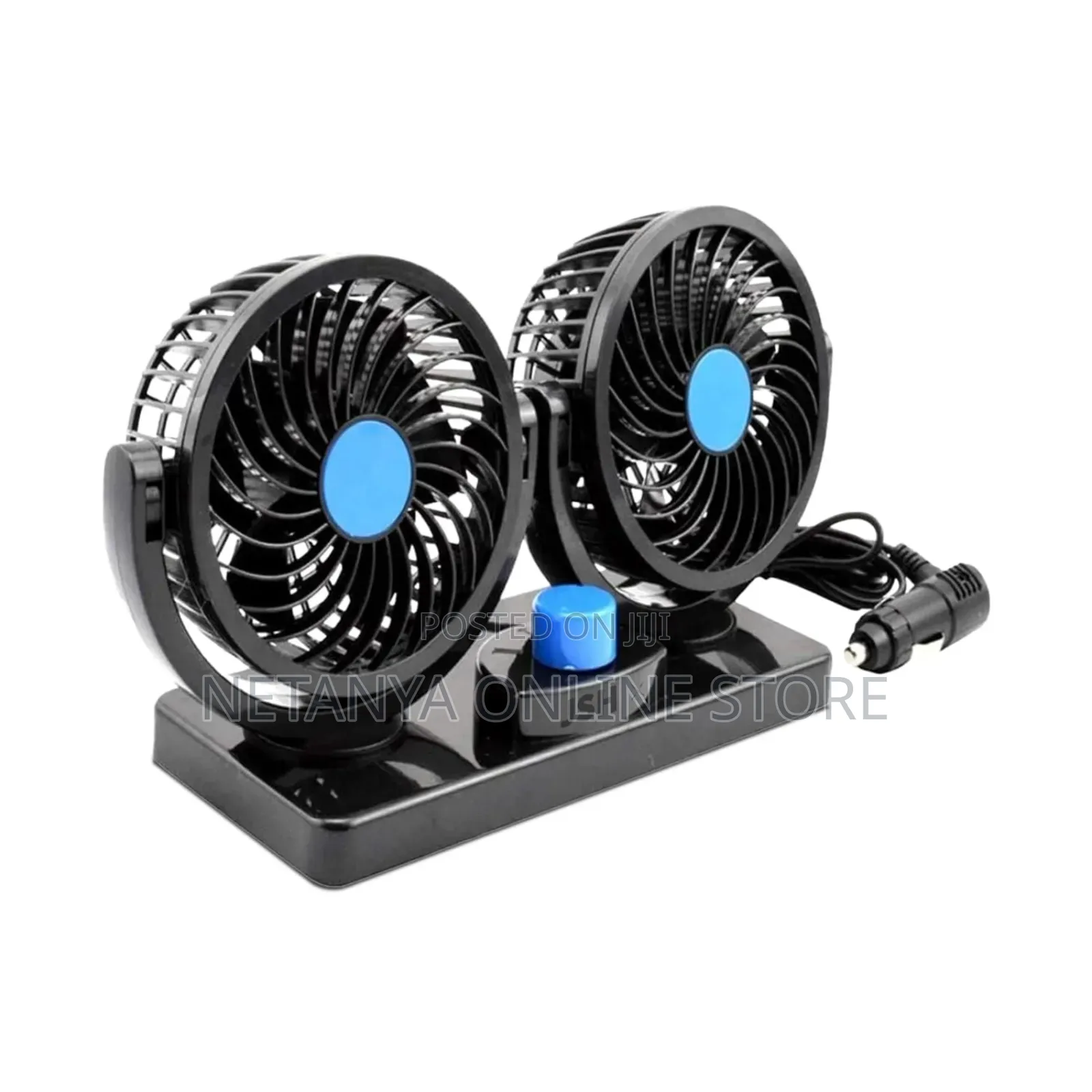 Double Headed Vehicle Fan