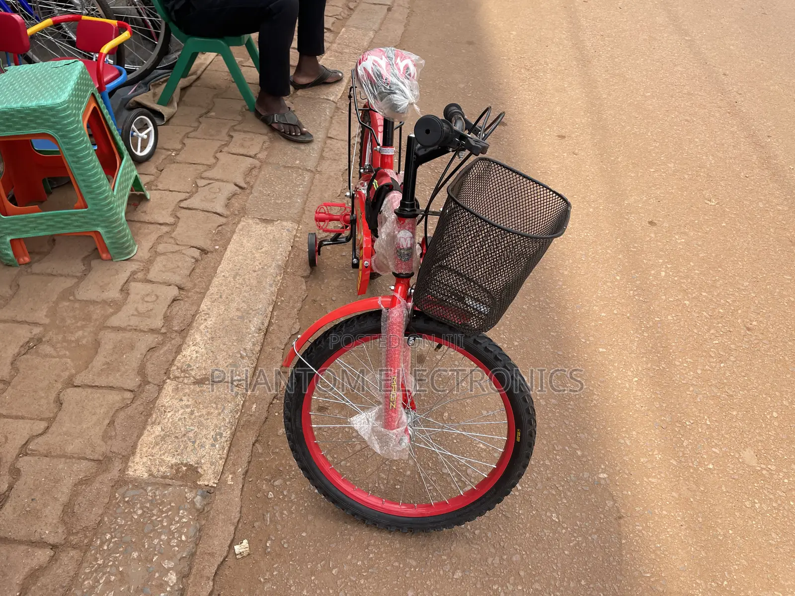 Your Childs Bike Waiting for Them