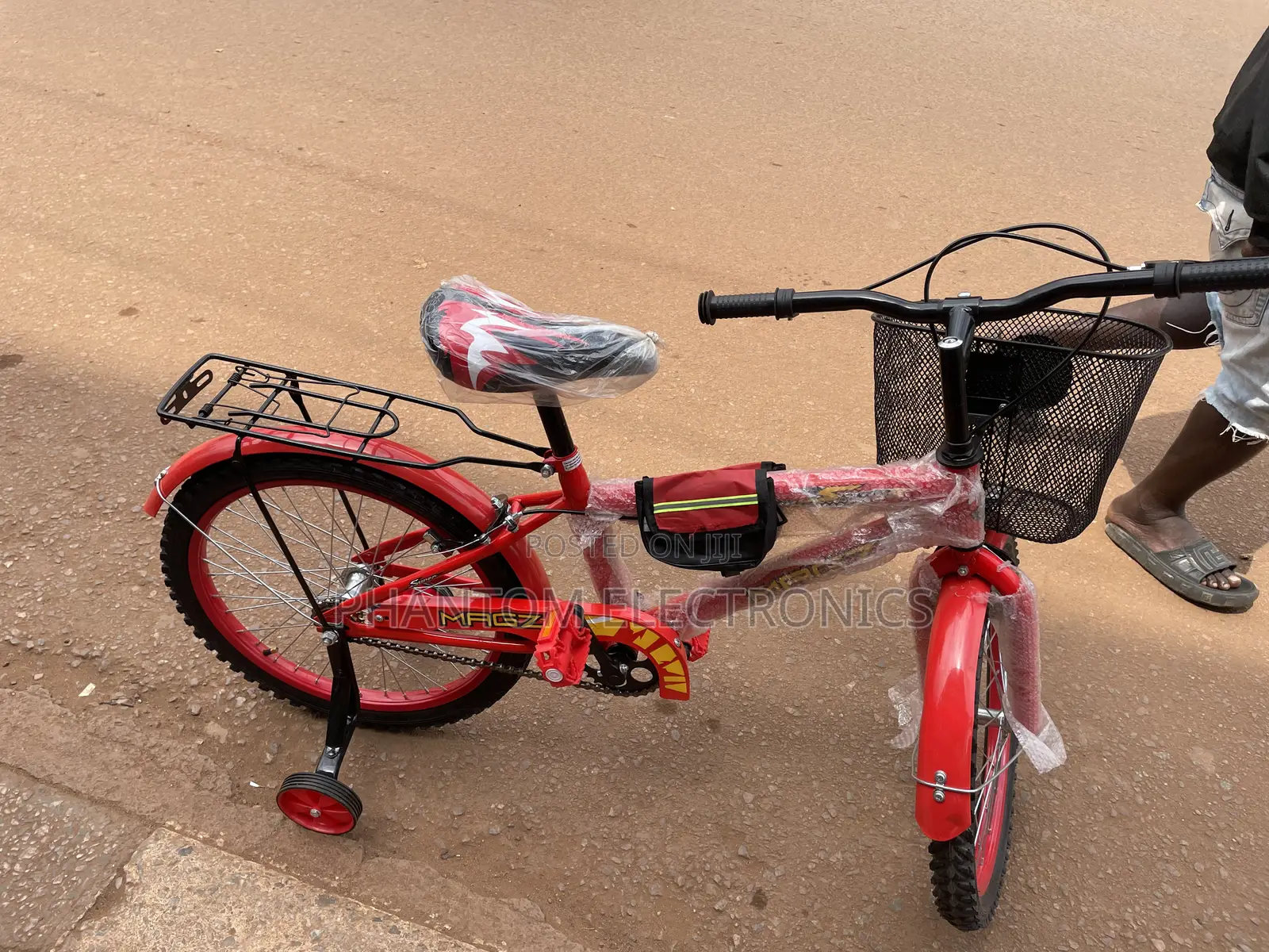 Your Childs Bike Waiting for Them