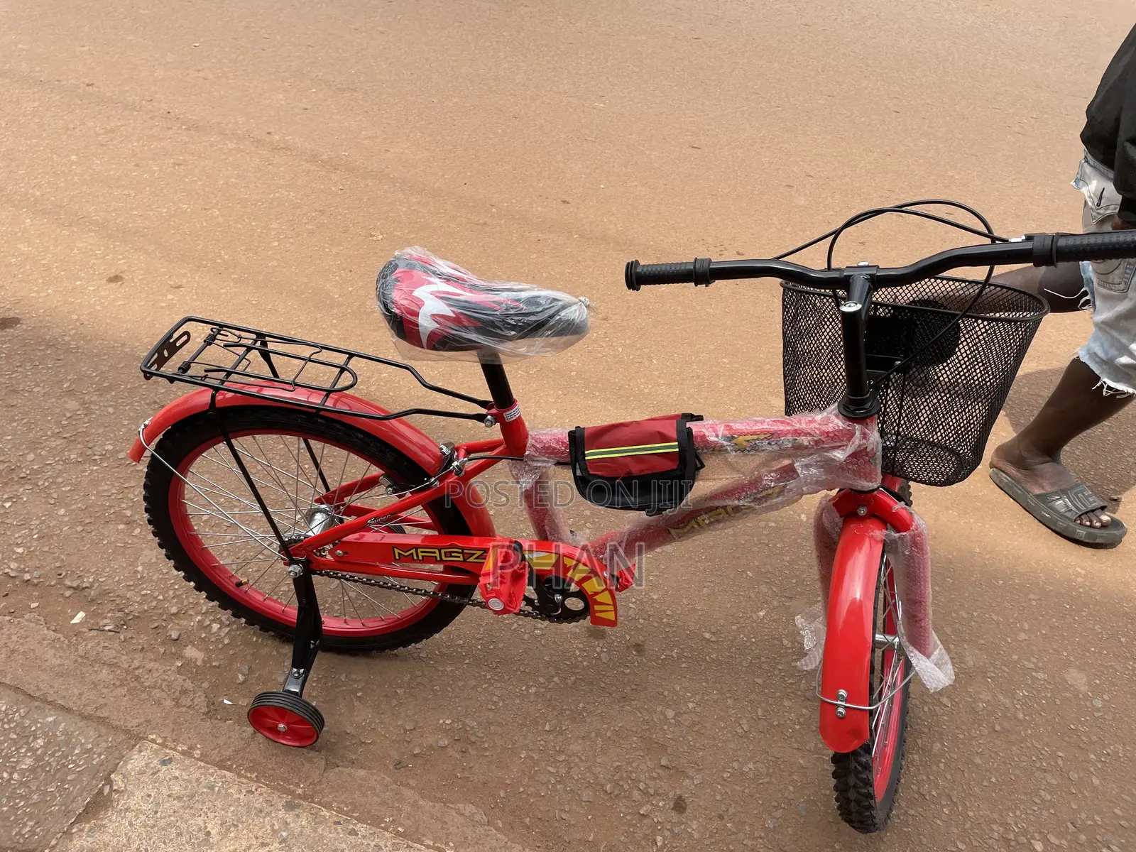 Your Childs Bike Waiting for Them