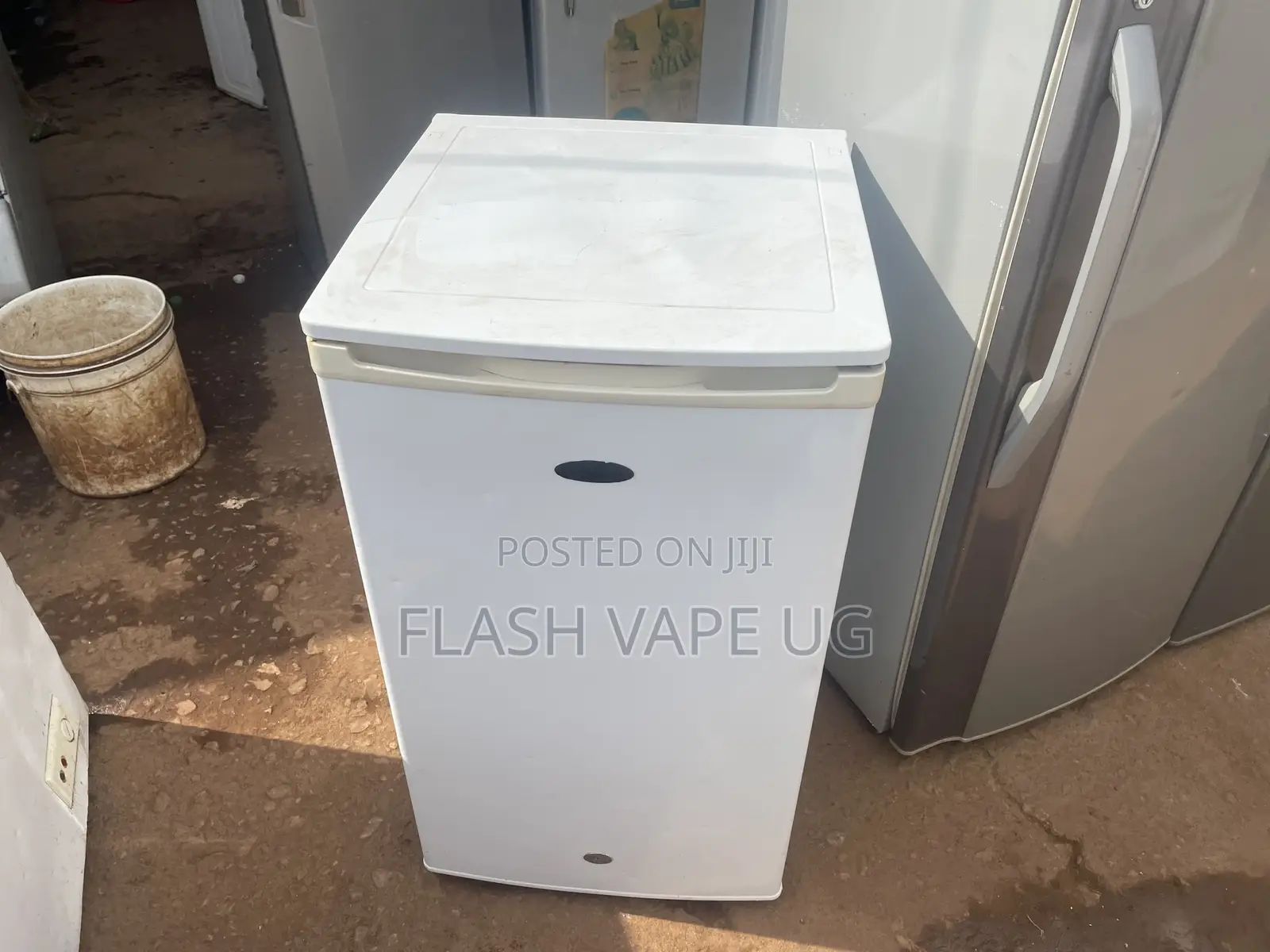 White Fridge With Four Compartments