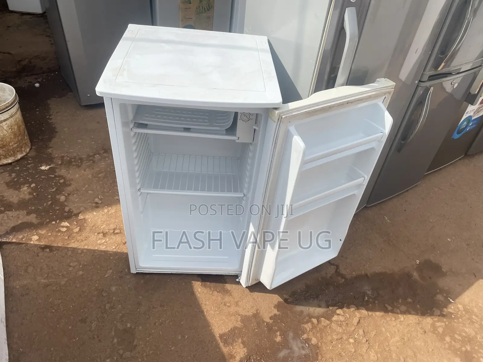 White Fridge With Four Compartments