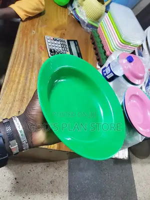 Plain Plastic Plates 12pcs