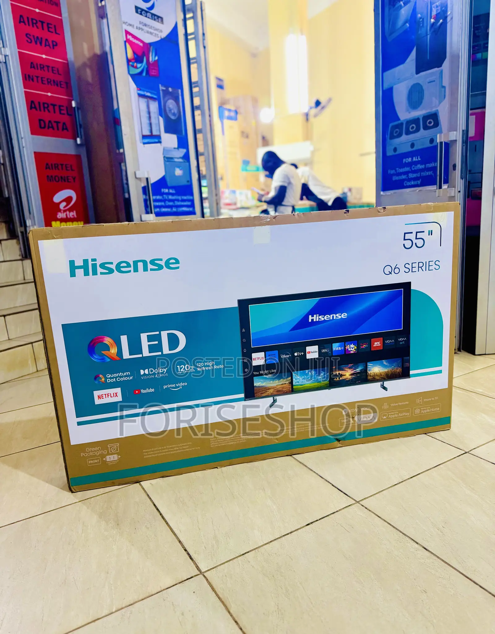 Hisense 55 Inch Qled TVS 3yr Warranty